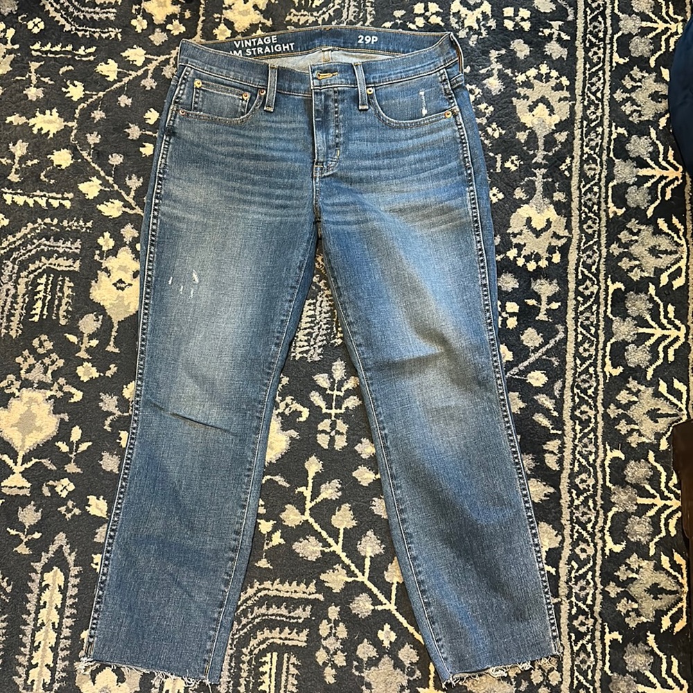 J Crew Vintage Slim Straight Jeans